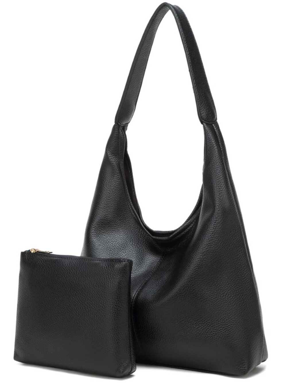 Casual Hobo Bag for Women Soft Shoulder Bags Slouchy Pu Leather Tote Purses for